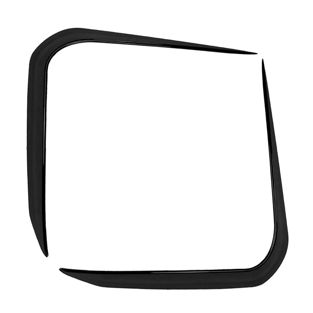 Glossy Black Front Side Spoiler Air Vent Trim for BMW X5 G05 LCI (2023–2025)
