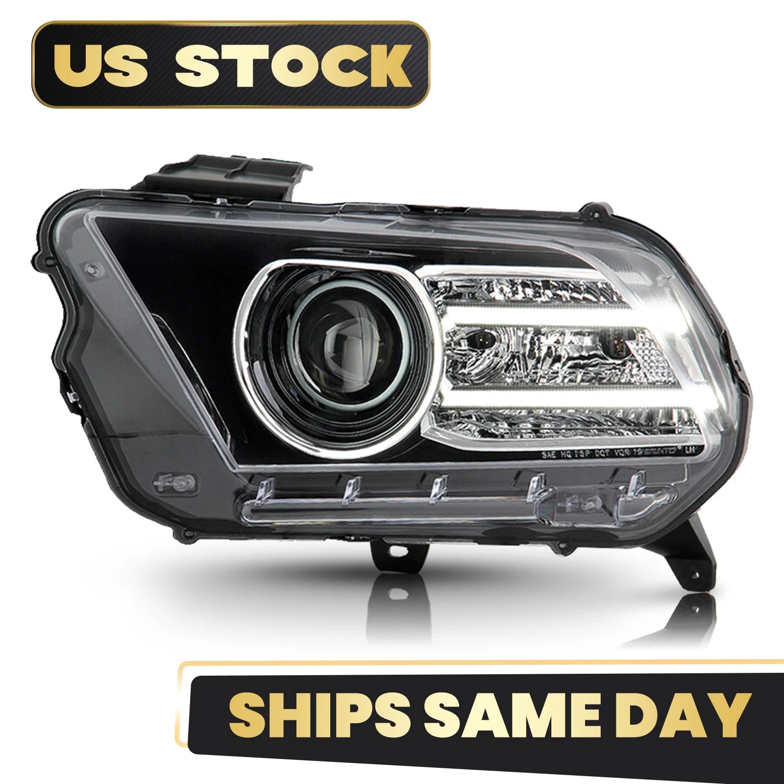 HID Xenon Headlight for Ford Mustang (2013–2014) Projector Left Driver