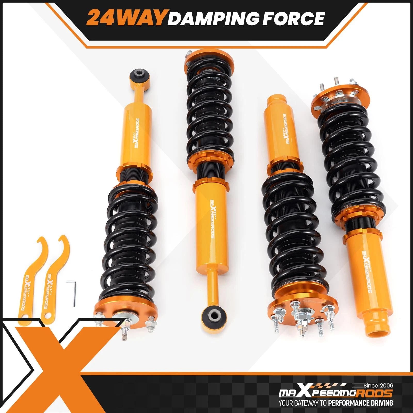Adjustable Coilovers Suspension Kit for Acura TL (2004–2008)