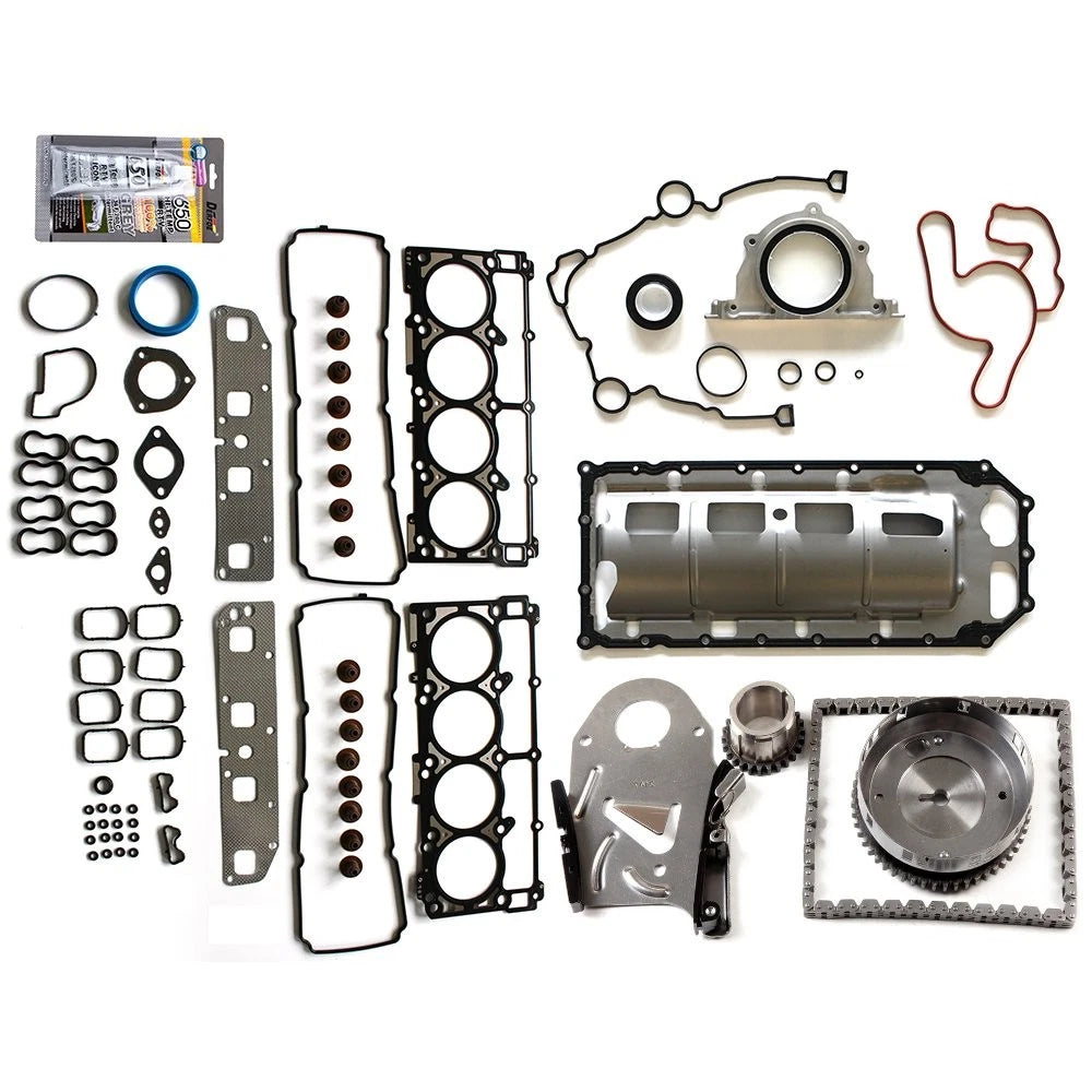 Full Gasket Set Timing Chain Kit for Chrysler Aspen (2007–2008) 5.7L V8