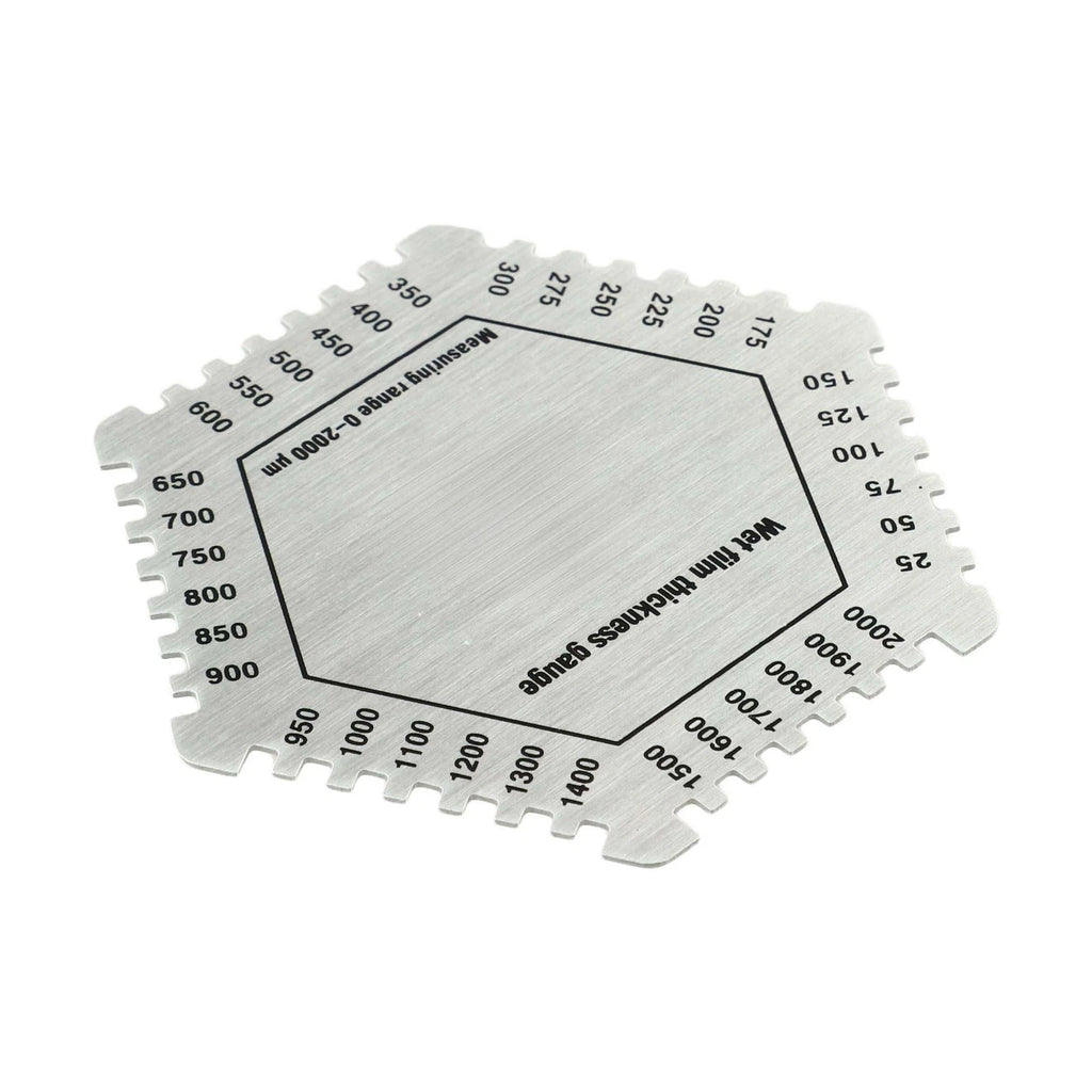 Hexagonal Wet Film Gauge for Accurate Measurement of Paint and Coatings