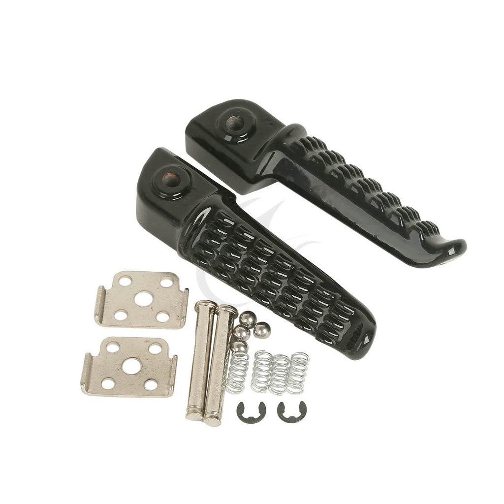 Aluminum Rear Passenger Footrests Foot Pegs for Kawasaki ZX6R ZX9R ZX10R ZX12R (2000–2023)