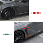 2X Carbon Look Front Side Fender Vent Trim for Toyota GR86 Subaru BRZ (2022–2025)