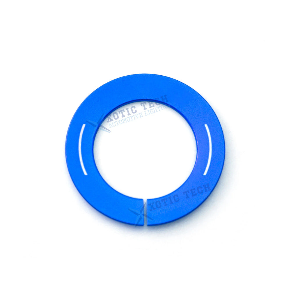 Engine Start Stop Push Button Knob Switch Decor Trim Ring for Infiniti (Blue)