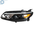 Halogen Headlights for Chevy Malibu (2016-2018) Black Housing Clear Lens