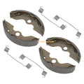 Set of 4 Front Brake Shoes W/Springs for Honda FourTrax 300 TRX300 (1988–2000)