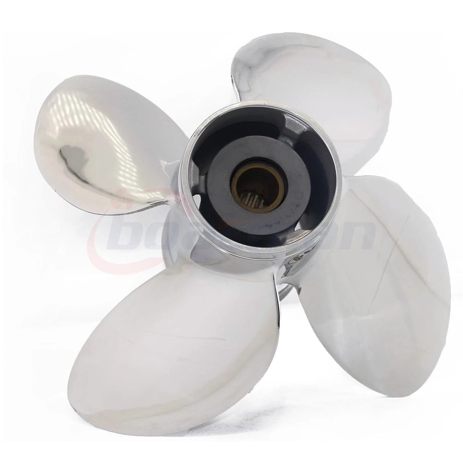 4-Blade Stainless Boat Propeller for Mercury 40-140HP (13X17-RH, Spitfire X7)