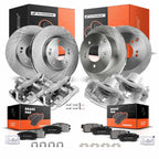 Disc Brake Rotor, Pad & Calipers Set for Hyundai Sonata & Kia 