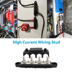 Bus Bar Power Distribution Box for BMW (2018) M8 M10 DC 48V Red Black