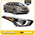 Right Side Halogen Headlight Assembly for Hyundai Elantra (2014–2016)