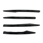 4x Fog Light Cover Trim for Mercedes Benz E-Class W213 (2021+) Black