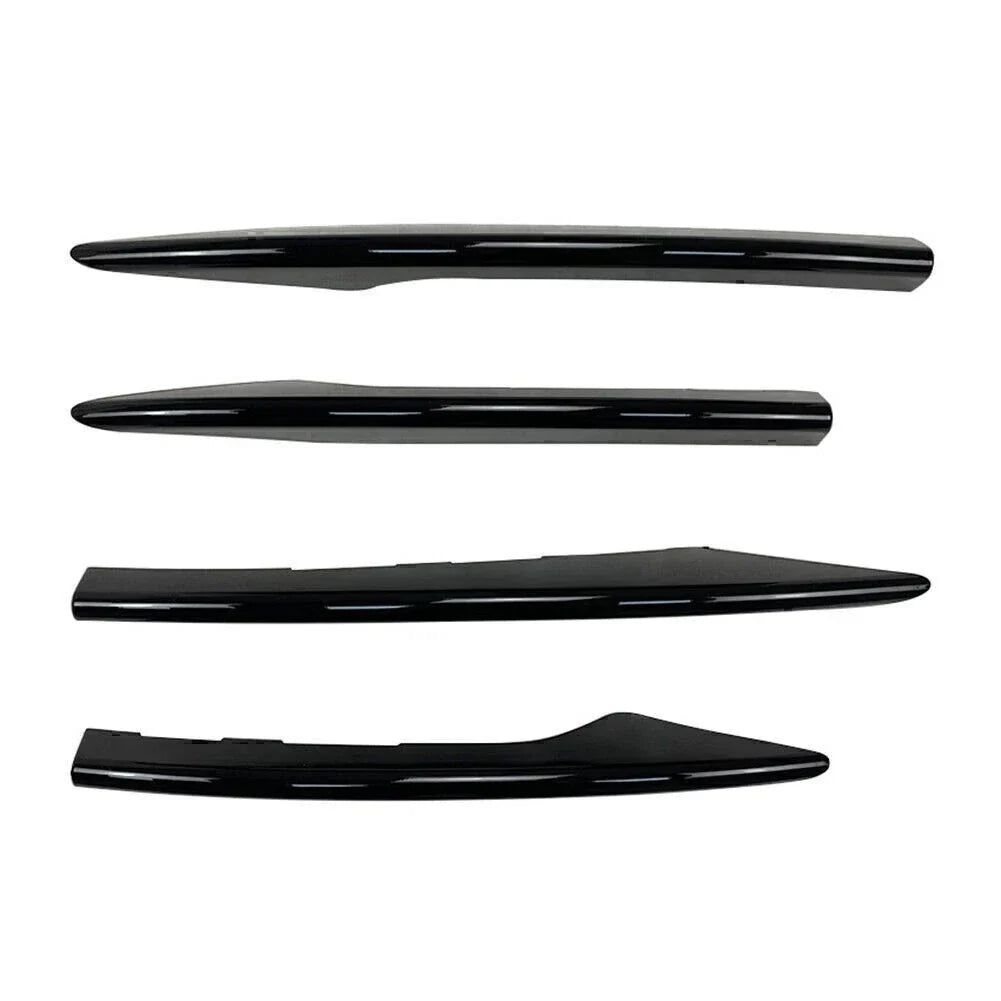 4x Fog Light Cover Trim for Mercedes Benz E-Class W213 (2021+) Black