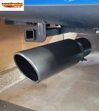 Exhaust Muffler 3" Inlet 4" Outlet for Universal Fit (12" Length)