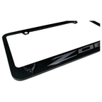 License Plate Frame Black OEM Style for Chevrolet Corvette C8 Z06 (2020–2024)