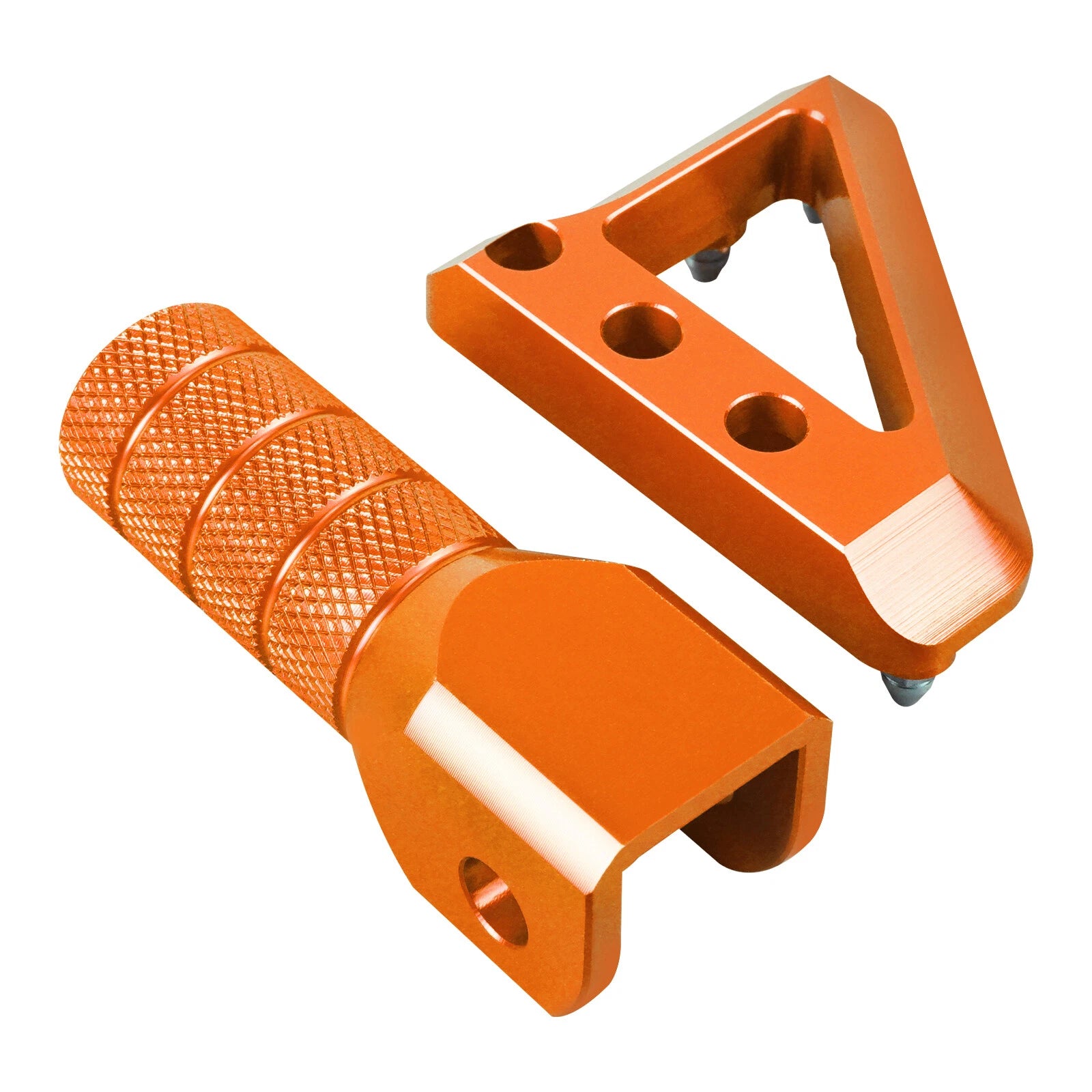 CNC Brake Pedal Plate + Shift Lever Tip for KTM 250 300 500 XC XCW EXC F (2004–2016)