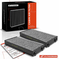 2X Activated Carbon Cabin Air Filter for BMW X5 X6 (2007–2019)