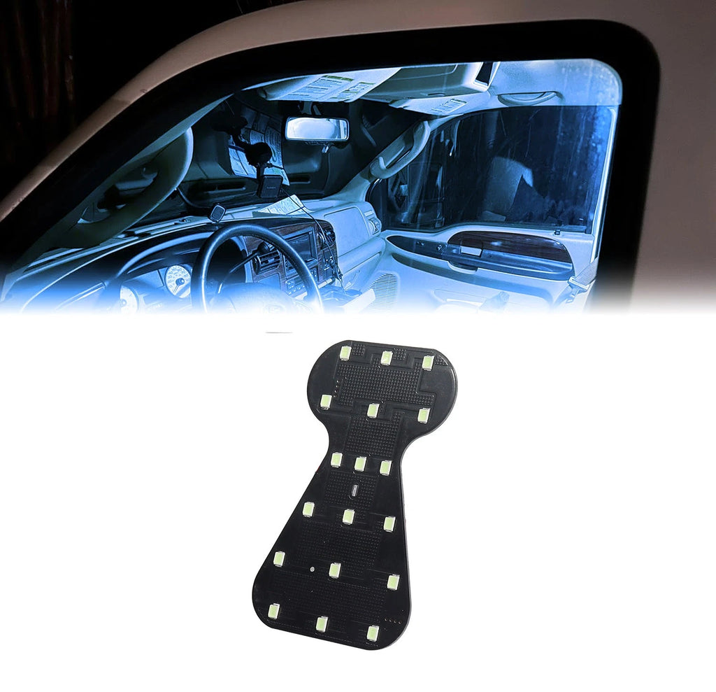 Ice Blue Overhead Roof Dome Map Light Panel for Ford F-Series Super Duty