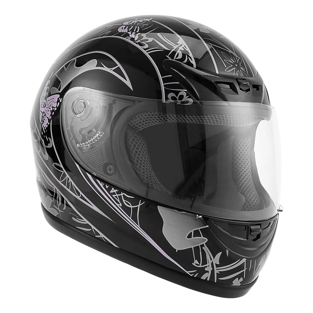 Full Face Motorcycle Helmet for DOT Approved Models (S, M, L, XL)