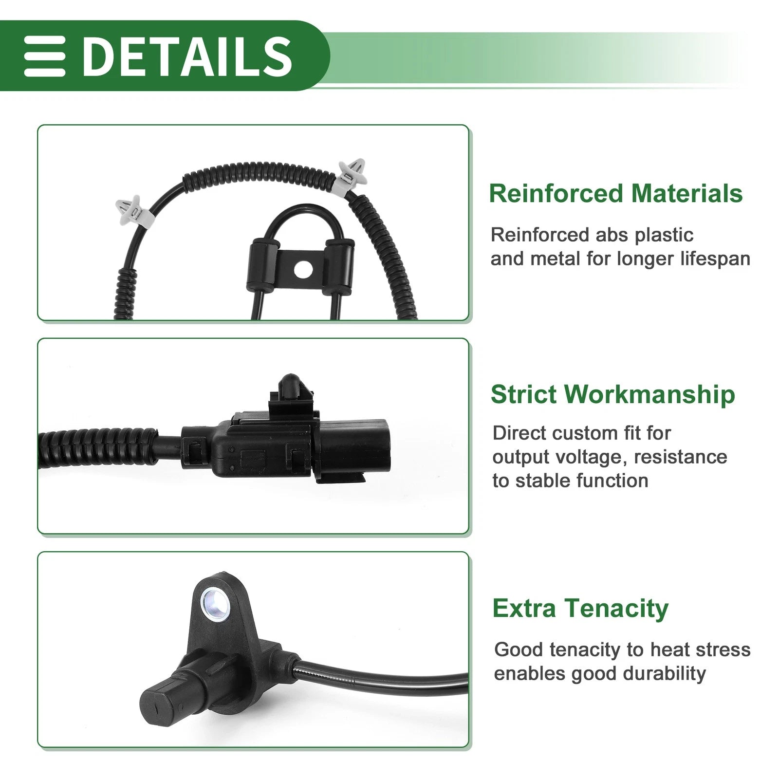 ABS Wheel Speed Sensor No. 956711E000 for Hyundai Accent (2010–2011)