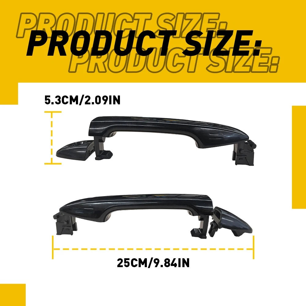 Set of 2 Door Handles for Toyota Sienna (2011–2016) & Venza (2009–2012)