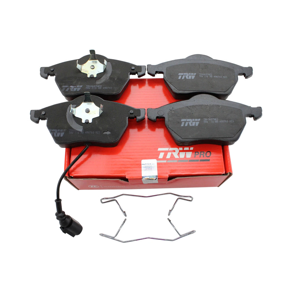 TRW Pro Low-Metallic Brake Pad Set with Sensor for Audi TT VW Golf Beetle Jetta (2000–2023)