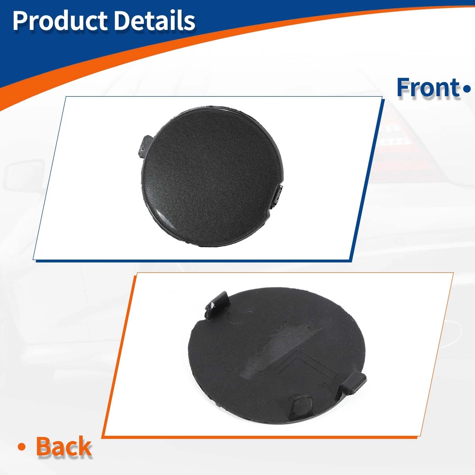 Tow Hook Cover for Mazda CX-3 (2016–2021) No.D10J50A12A Machine Gray