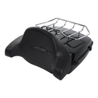 Chopped Trunk Backrest Pad & Mount Rack for Harley Touring Road Glide (2014–2025)