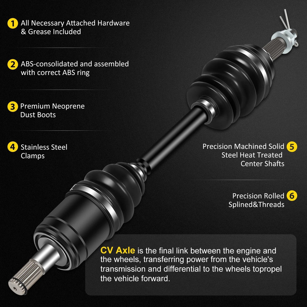 Front Right CV Joint Axle Shaft for Honda Rincon 650 (2003–2004)