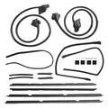 17pc Weatherstripping Seals Kit Complete Door Tailgate For El Camino 78 - 87