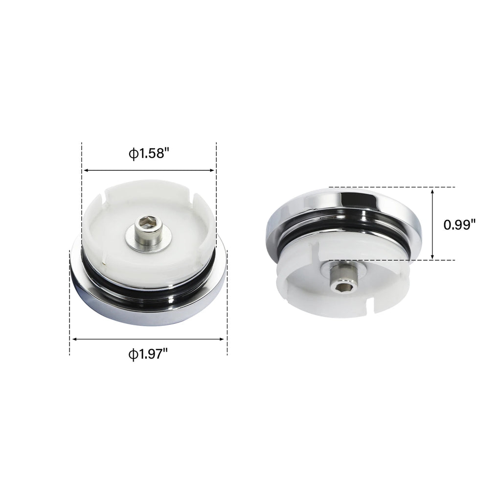 Chrome Swing Arm Pivot Covers for Harley Sportster S RH1250 (2021–2026)