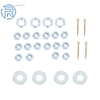 Set of 4 Trailer Boat Axle Kits w/ 4 on 4" Bolt Idler Hub & BT8 Spindle