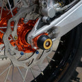 Rear Axle Sliders for Aprilia Dorsoduro 750 (2008–2017) & 900 (2018–2021)
