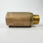 3/4" Male x Female Bronze InLine Ball Cone Check Valve 61-204-01