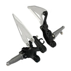 Driver & Passenger Footrests Footpegs Bracket for Kawasaki Ninja 400 (2018-2024)