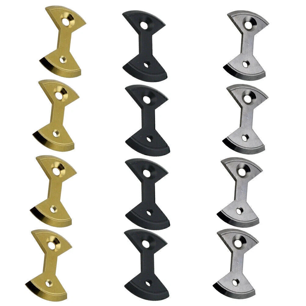 Set of 4 Titanium Pedal Plates for SpeedPlay Zero & Light Action