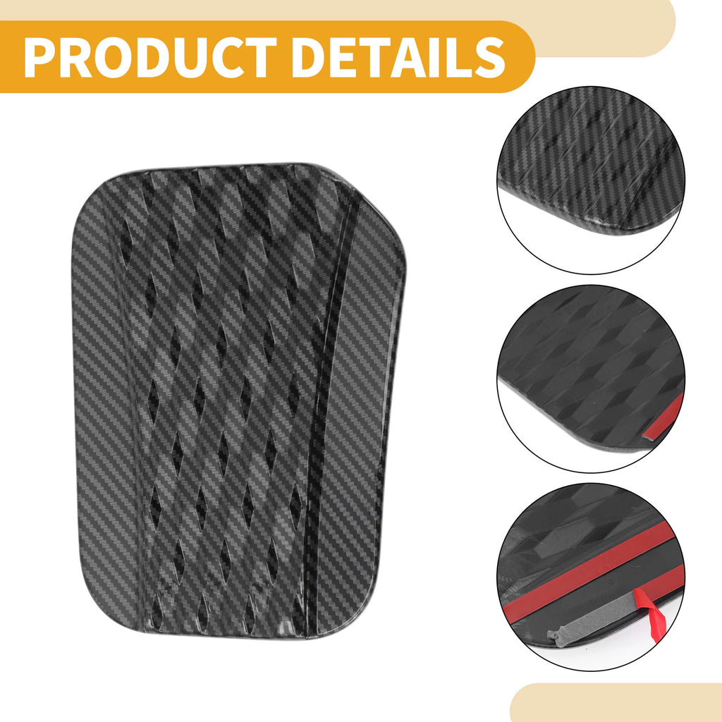 Fuel Tank Door Cap for Ford Bronco (2024–2025) Carbon Fiber Black