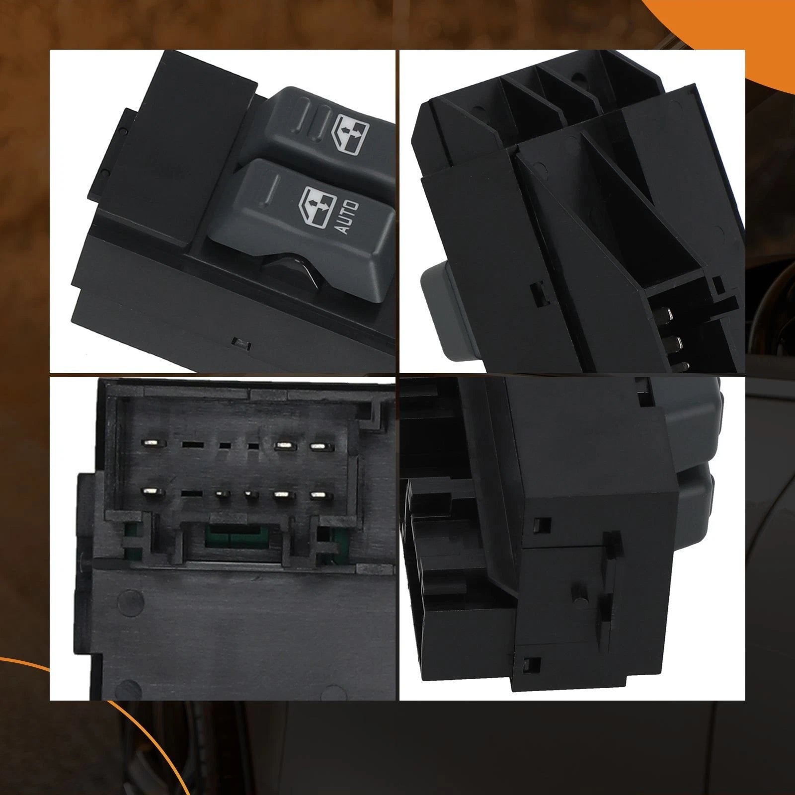 Power Control Switch Left for GMC Sierra Chevrolet Silverado HD (1999–2002)