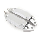 3D Style Car Disc Brake Caliper Covers for Universal Silver (M)