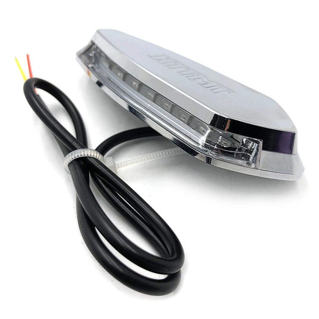 LED Signal Block Off Base Plate Chrome for Yamaha R6 YZF (1999–2007)