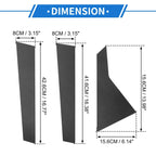 6 x Door Pillar Window Trim for Hyundai Genesis Carbon Fiber ( Specified)
