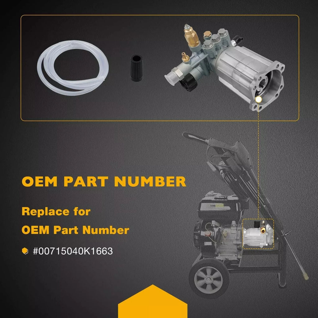 2.2 GPM 2400 PSI Axial Cam Pressure Washer Pump for Various Models