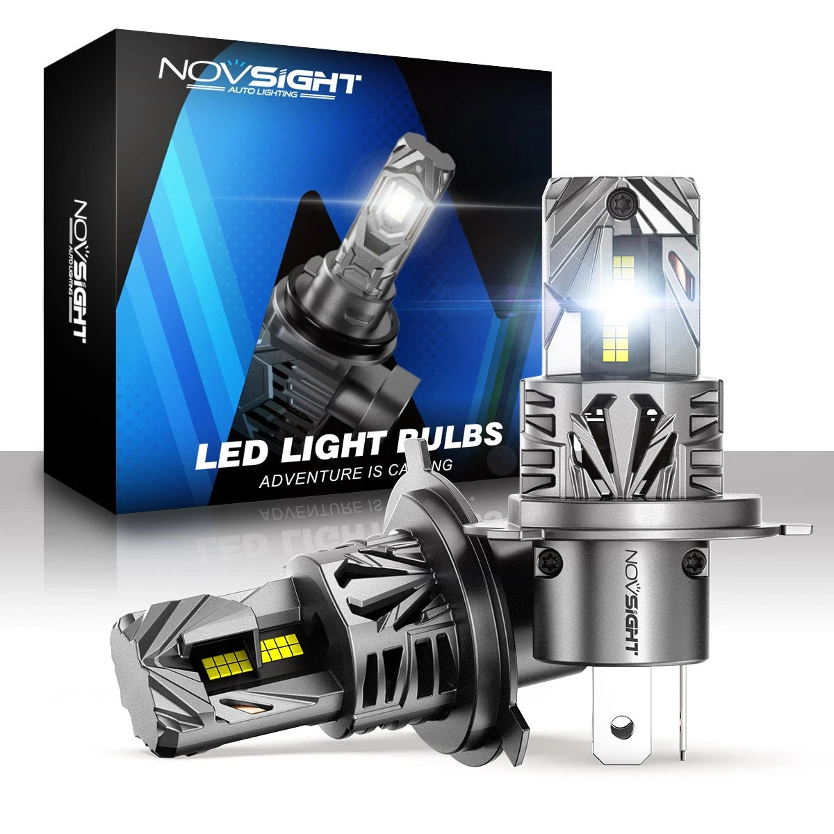 H4 9003 6500K 130W 30000LM LED Headlight Bulbs Kit for Car