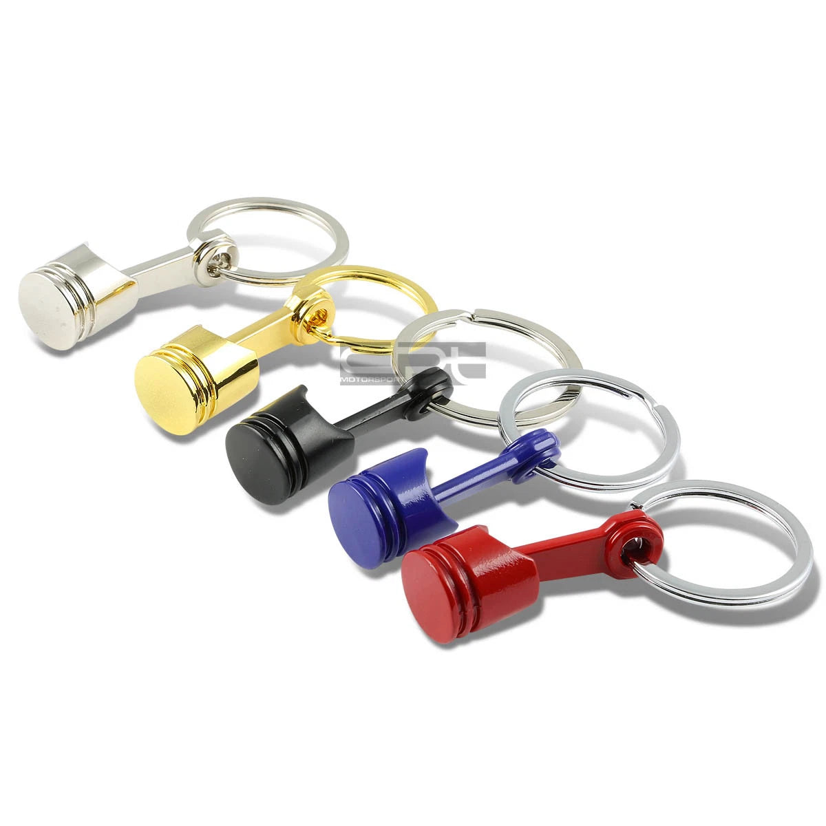Piston/Rod Assembly Keychain for Race Car Engine Block