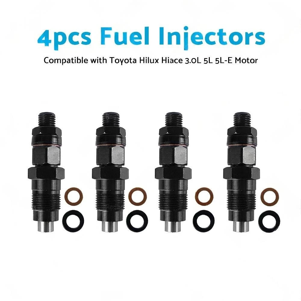4X Diesel Fuel Injector for Toyota Hilux Hiace (1997–2005) 23600-59325