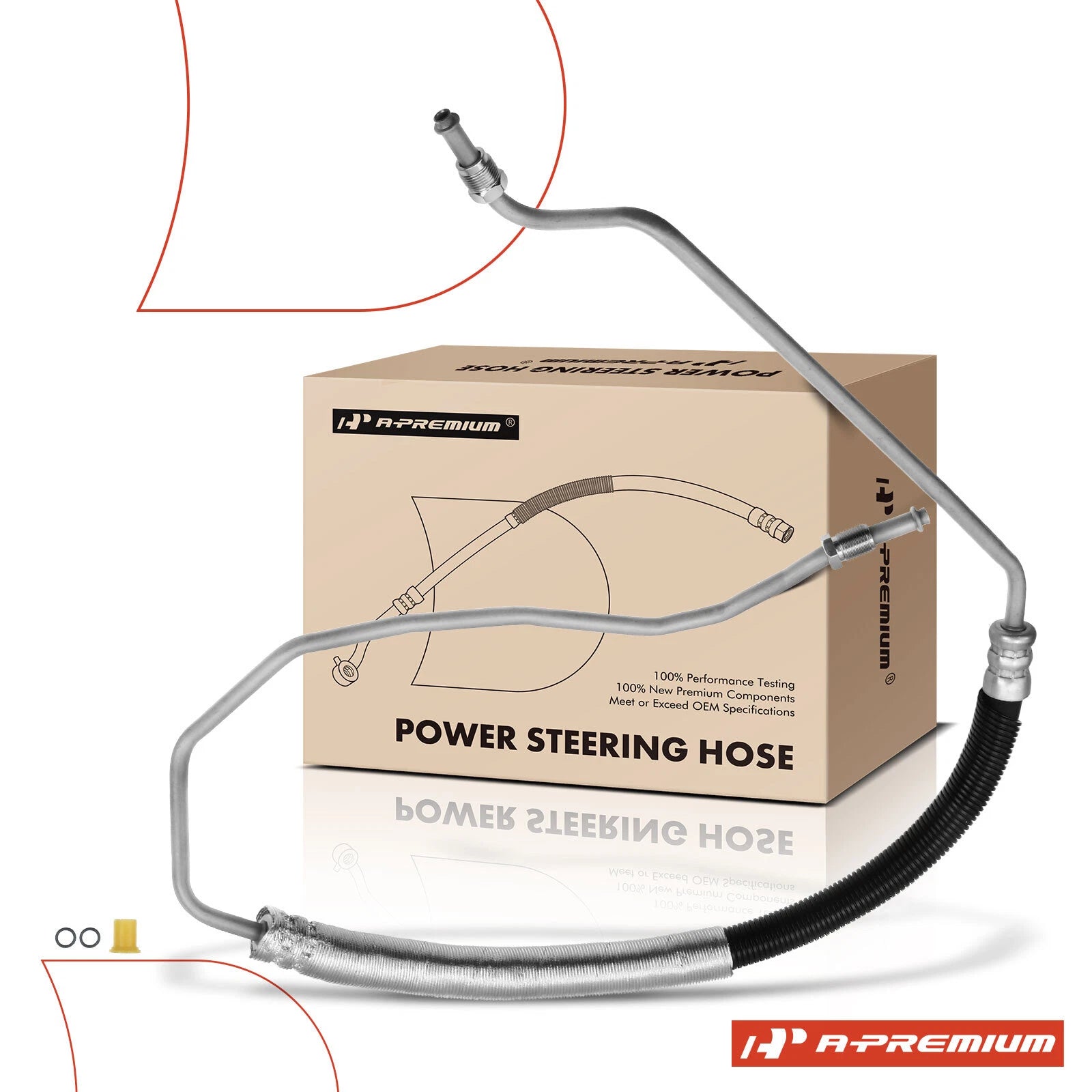 Power Steering Pressure Line Hose Assembly for Buick Chevy Pontiac (GAS) (2000–2006)