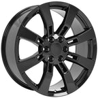 22 Inch Gloss Black Wheel for 1992–1994 Chevy Blazer