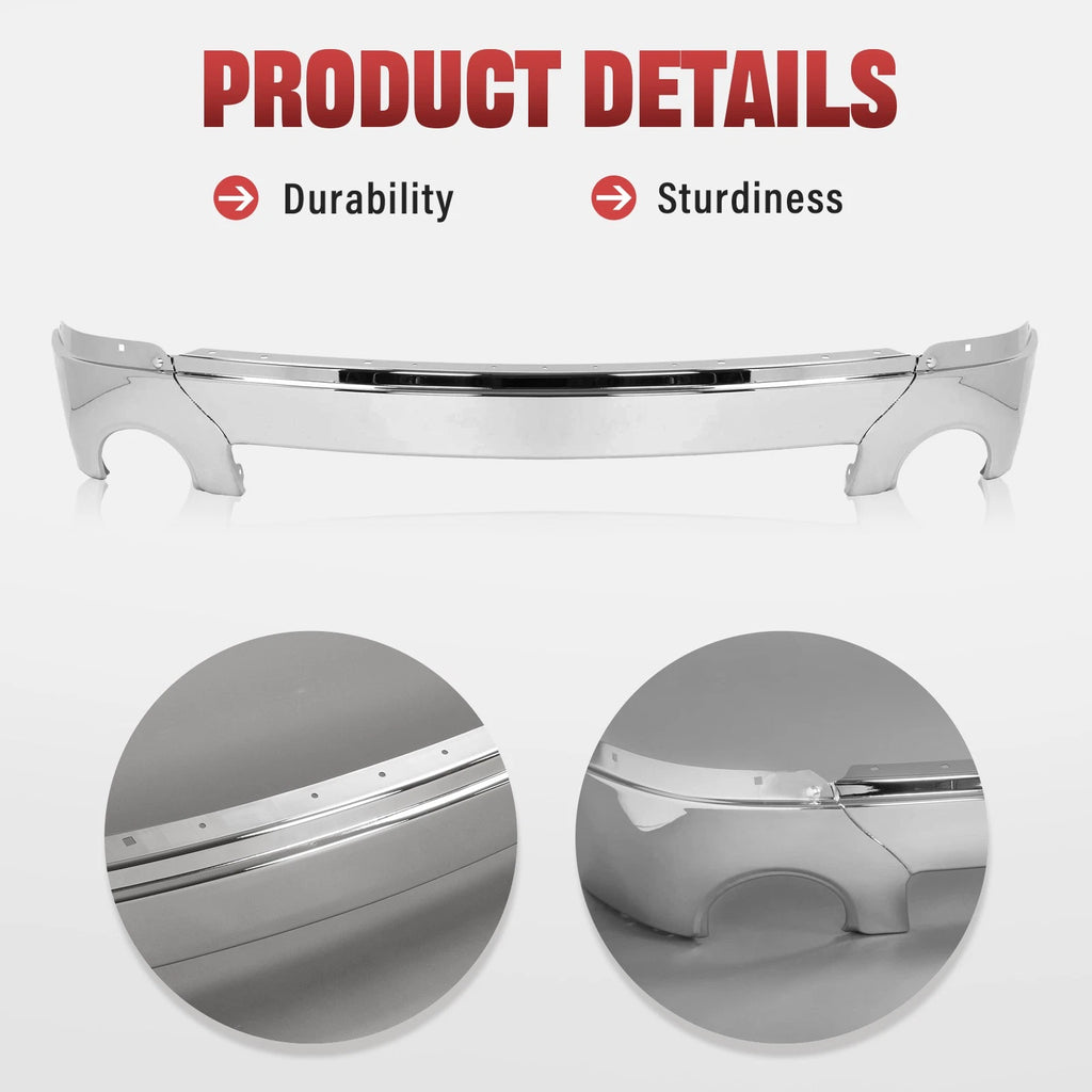 Chrome Front Bumper Face Bar for Sierra 1500 (2007–2013)