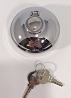 Chrome Locking Gas Cap with Keys for GM Cars and Trucks (1938–1971)