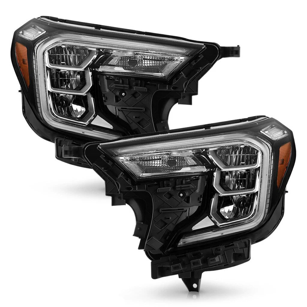 Pair LED Headlights for GMC Terrain AT4/SLE/SLT (2022–2024) w/ Bulb Left+Right