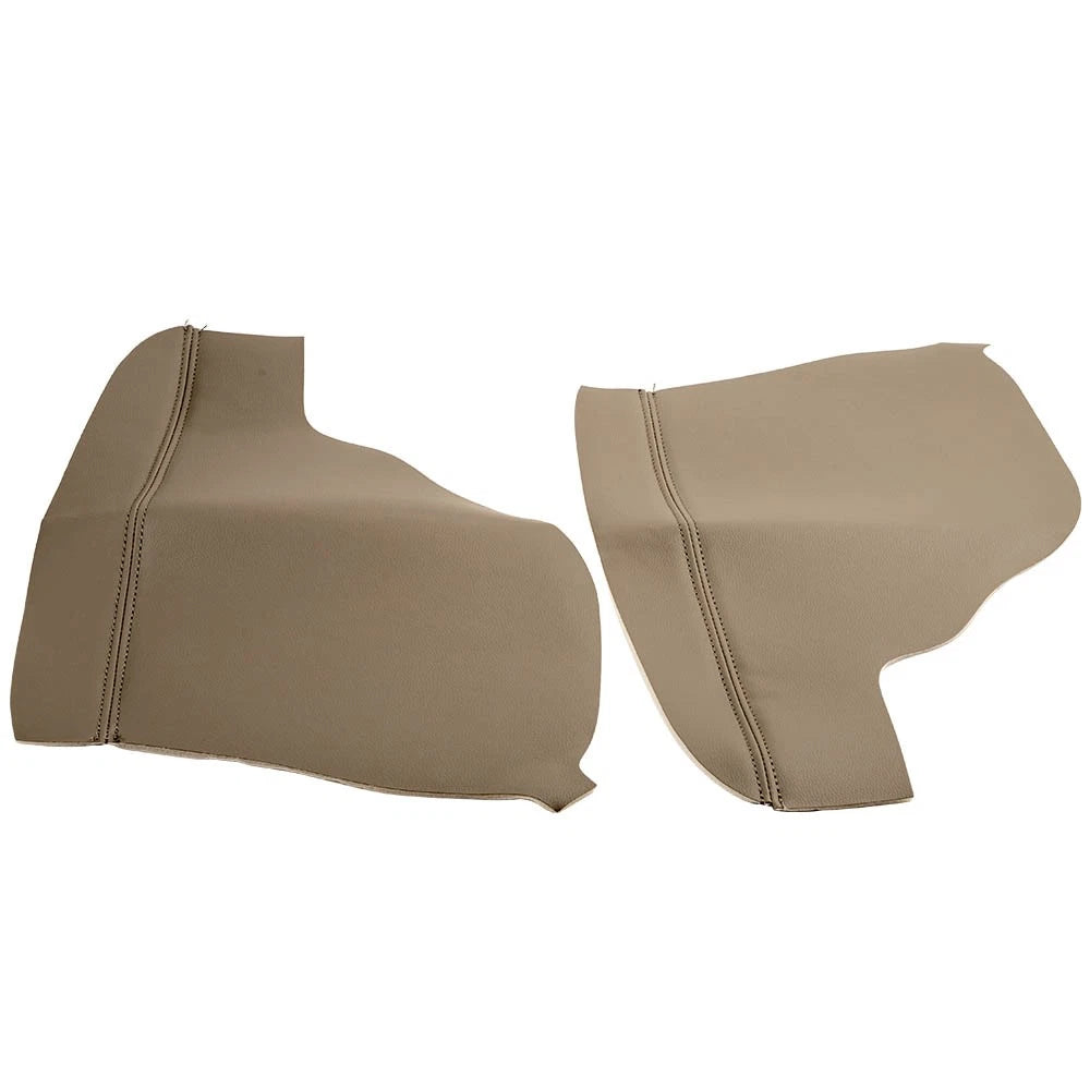 Set of 2 Door Armrest Covers Leather for Honda Odyssey (2011–2017) Gray